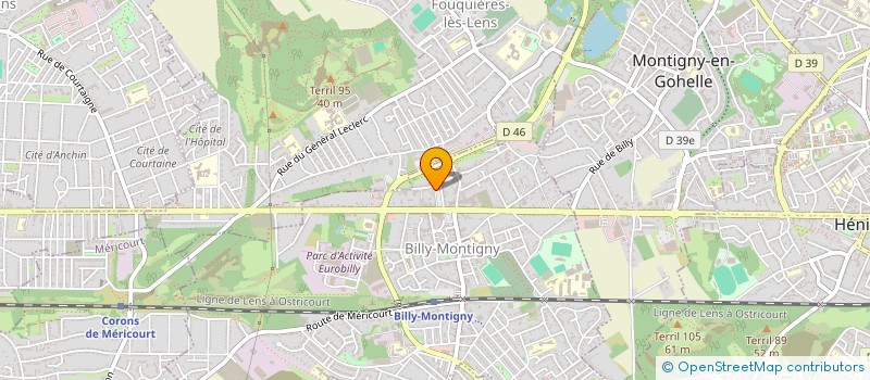 localisation de l'entreprise MADAME AMAL HMISSI à BILLY-MONTIGNY