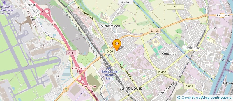 localisation de l'entreprise MADAME AMAL HOUDAF  SAINT-LOUIS