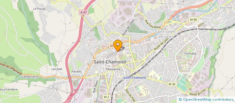 localisation de l'entreprise MADAME AMAL JELASSI  L'HORME