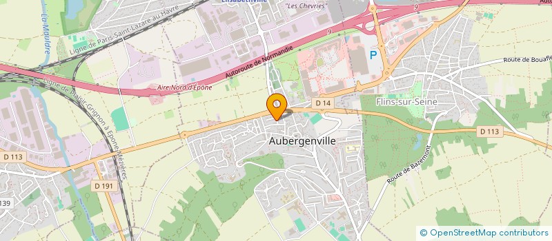 localisation de l'entreprise MADAME AMAL KADDOUR DJEBBAR  AUBERGENVILLE