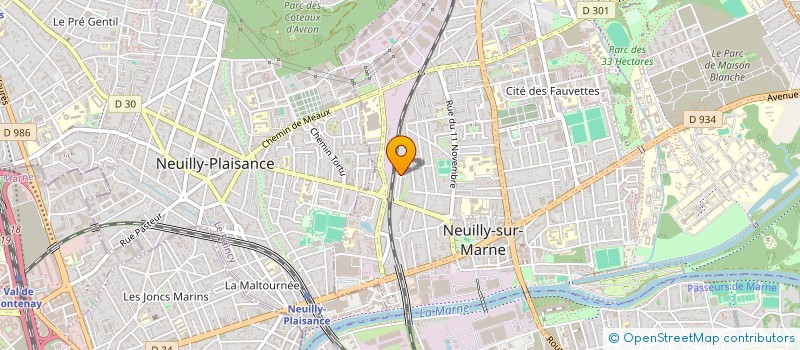 localisation de l'entreprise MADAME AMAL LAHSSINI à NEUILLY-SUR-MARNE