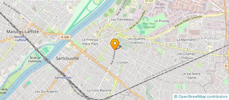 localisation de l'entreprise MADAME AMAL LATRACH  SARTROUVILLE