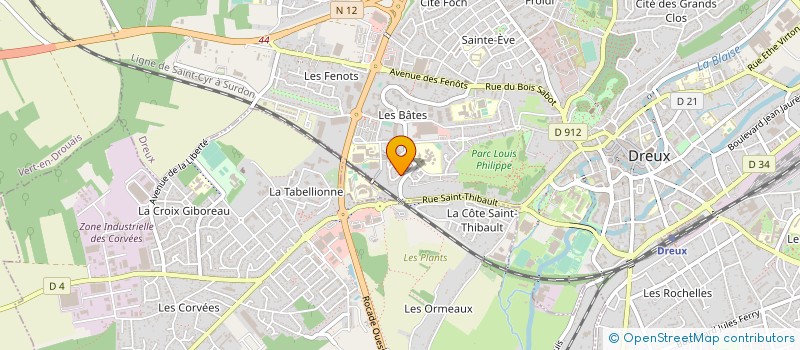 localisation de l'entreprise MADAME AMAL LYAMANI à DREUX