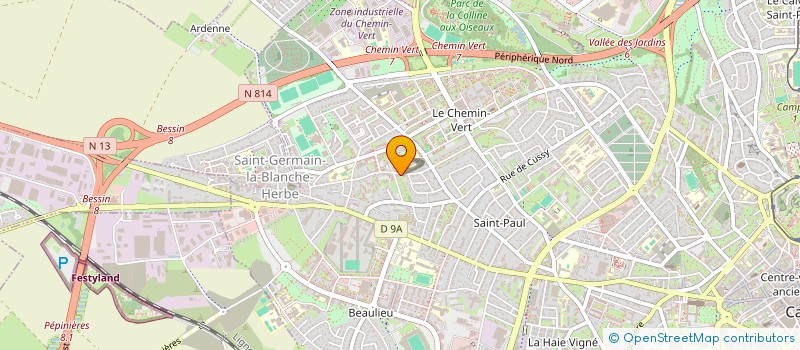 localisation de l'entreprise MADAME AMAL OUADOUD  CAEN