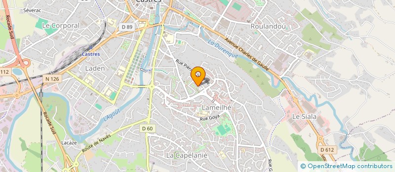 localisation de l'entreprise MADAME AMAL OUARAB  CASTRES