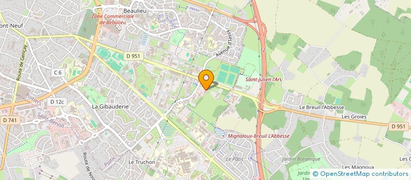 localisation de l'entreprise MADAME AMAL TAMERT  POITIERS