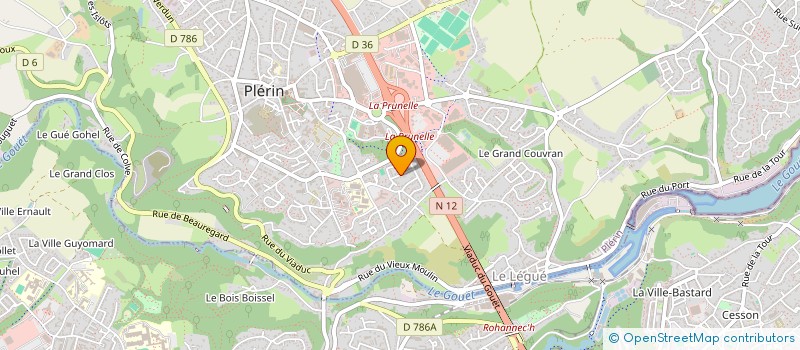 localisation de l'entreprise MADAME AMAL YADIL  PLERIN