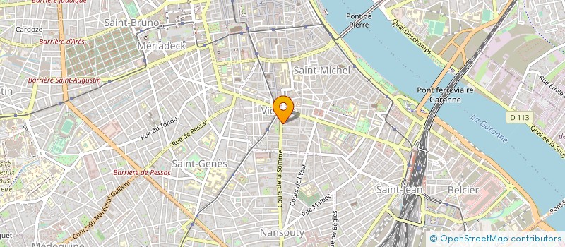 localisation de l'entreprise MADAME AMALE CHAHDI à BORDEAUX
