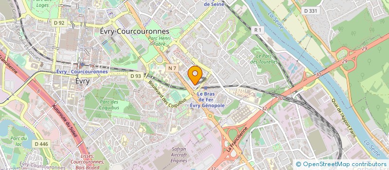 localisation de l'entreprise MADAME AMALE EN NANA  EVRY-COURCOURONNES