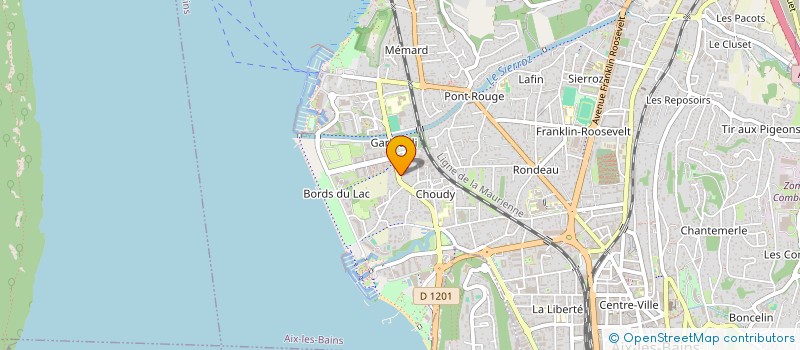 localisation de l'entreprise MADAME AMALE EZZINE à AIX-LES-BAINS