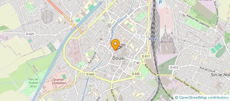 localisation de l'entreprise MADAME AMALE RAHLI à DOUAI