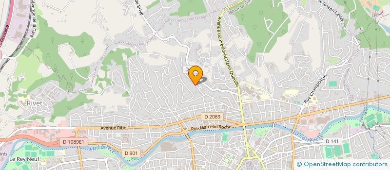 localisation de l'entreprise MADAME AMALIA ACHARD à BRIVE-LA-GAILLARDE