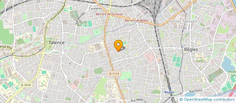 localisation de l'entreprise MADAME AMALIA CEREZUELA PARRA à BEGLES