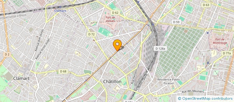 localisation de l'entreprise MADAME AMALIA DE LARMINAT à CHATILLON
