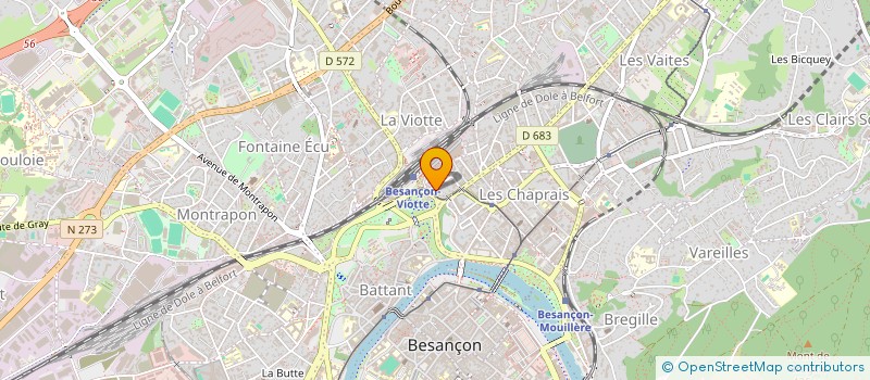 localisation de l'entreprise MADAME AMALIA DIAZ ALDUNATE  BESANCON