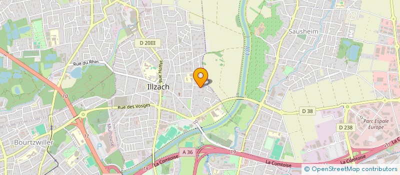 localisation de l'entreprise MADAME AMALIA EICHER  ILLZACH