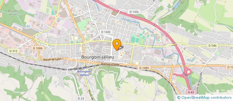 localisation de l'entreprise MADAME AMALIA FORESTIER  BOURGOIN-JALLIEU