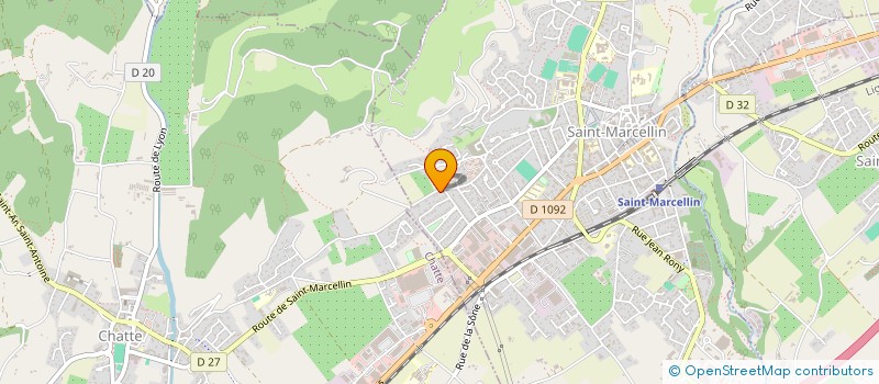 localisation de l'entreprise MADAME AMALIA GRANIER  SAINT-MARCELLIN