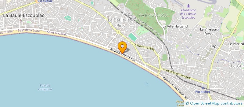 localisation de l'entreprise MADAME AMALIA GUITON à LA BAULE-ESCOUBLAC