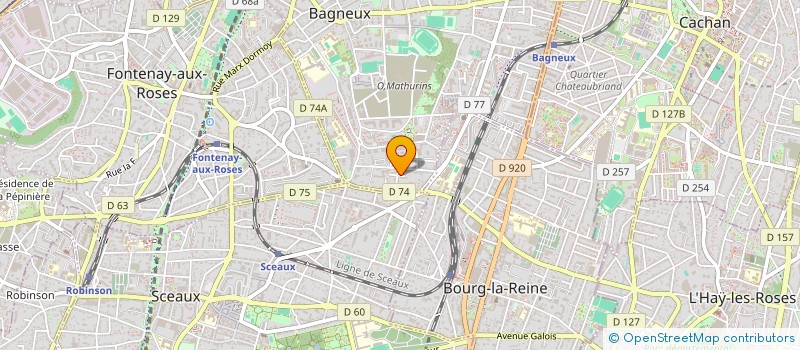 localisation de l'entreprise MADAME AMALIA MATTAUCH à BAGNEUX