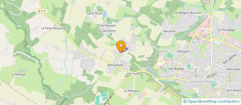 localisation de l'entreprise MADAME AMALIA PEREZ  QUESTEMBERT