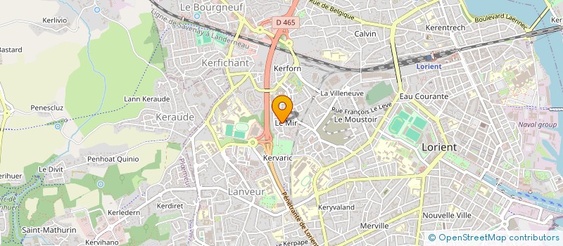 localisation de l'entreprise MADAME AMALIA PRIGENT  LORIENT