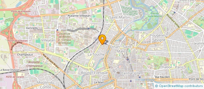 localisation de l'entreprise MADAME AMAN HUBERTINE KOUASSI à RENNES