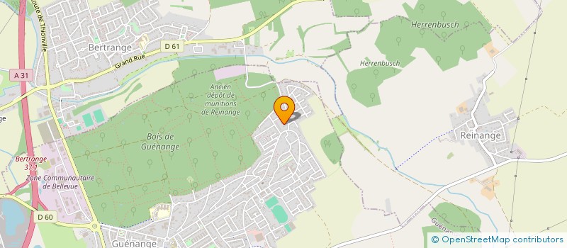 localisation de l'entreprise MADAME AMANDA ALI-DJAFER  GUENANGE