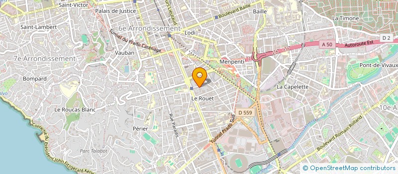 localisation de l'entreprise MADAME AMANDA ALVES CABRAL DA SILVA à MARSEILLE