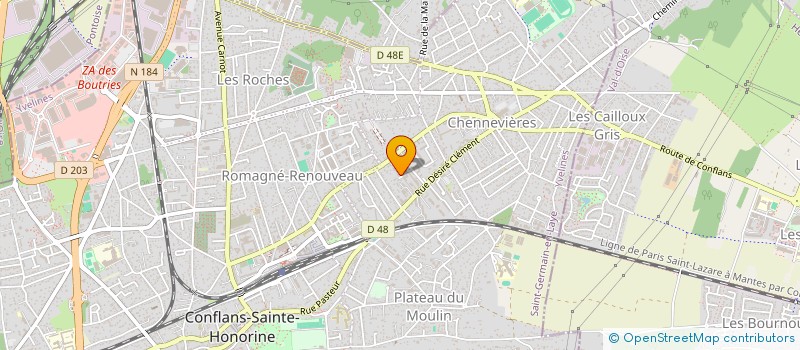 localisation de l'entreprise MADAME AMANDA BAKRI  CONFLANS-SAINTE-HONORINE