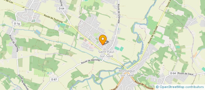 localisation de l'entreprise MADAME AMANDA BARBERO  SAINT-PAUL-SUR-SAVE