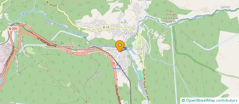 localisation de l'entreprise MADAME AMANDA BARIANOVA  LES HOUCHES