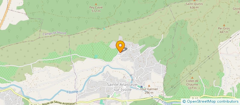 localisation de l'entreprise MADAME AMANDA BAUDOUIN  SAINTE-ANASTASIE-SUR-ISSOLE