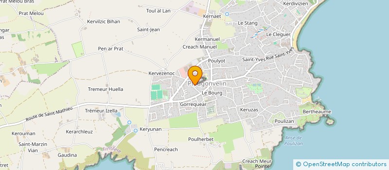 localisation de l'entreprise MADAME AMANDA BENNETT à PLOUGONVELIN