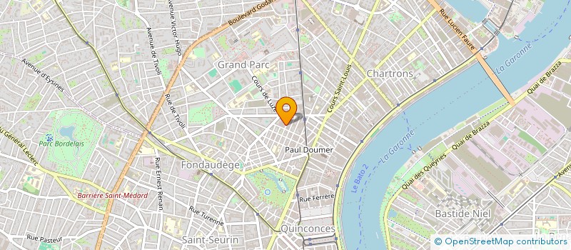 localisation de l'entreprise MADAME AMANDA BIDEAU  BORDEAUX