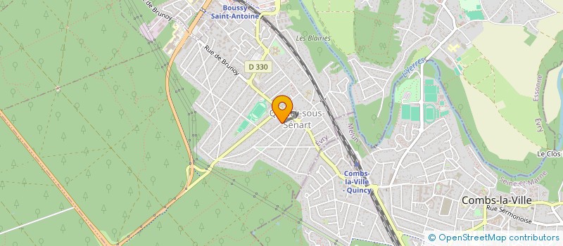 localisation de l'entreprise MADAME AMANDA BRADDOCK  QUINCY-SOUS-SENART