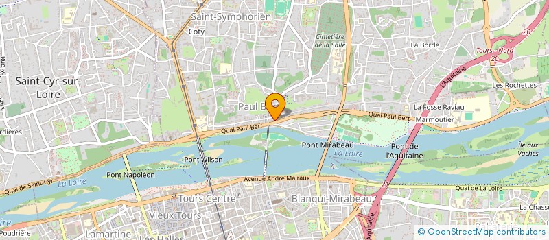 localisation de l'entreprise MADAME AMANDA CATHELIN  TOURS