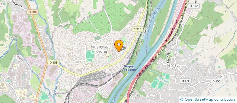 localisation de l'entreprise MADAME AMANDA CHAVARRIA HIDALGO  GRIGNY-SUR-RHONE