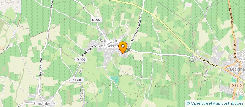 localisation de l'entreprise MADAME AMANDA CHERON  LEDIGNAN