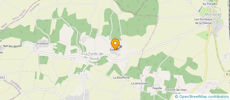 localisation de l'entreprise MADAME AMANDA CLEMENTE-MILAN  LA FORET-DE-TESSE