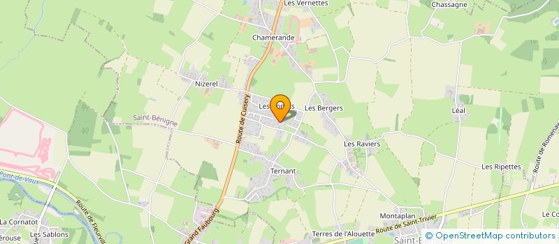 localisation de l'entreprise MADAME AMANDA CORNEY à SAINT-BENIGNE