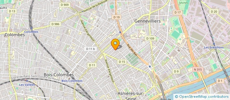 localisation de l'entreprise MADAME AMANDA DE OLIVEIRA MIQUELINO  ASNIERES-SUR-SEINE