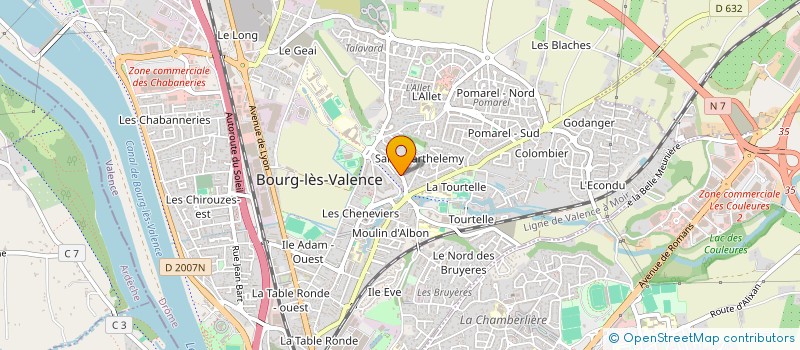 localisation de l'entreprise MADAME AMANDA DEBIERRE  BOURG-LES-VALENCE