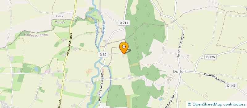 localisation de l'entreprise MADAME AMANDA DENISE PARTNER  AUX AUSSAT