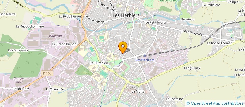 localisation de l'entreprise MADAME AMANDA DUPORT  LES HERBIERS