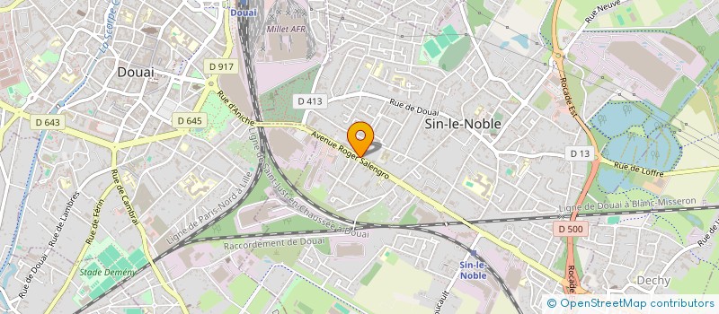 localisation de l'entreprise MADAME AMANDA DUTHOY  SIN-LE-NOBLE