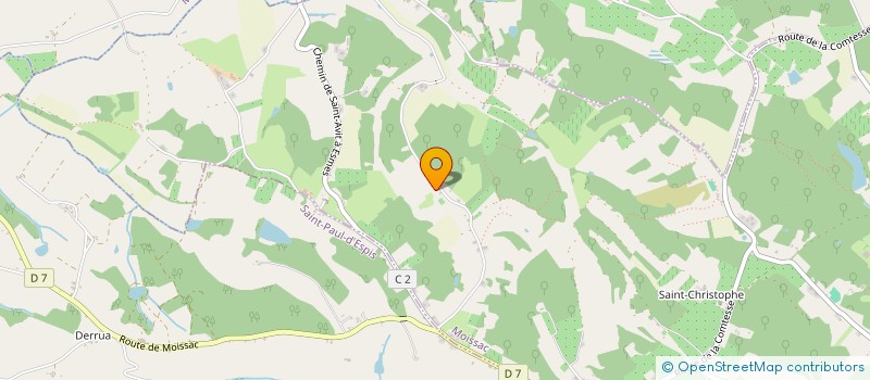 localisation de l'entreprise MADAME AMANDA EVANS  MOISSAC