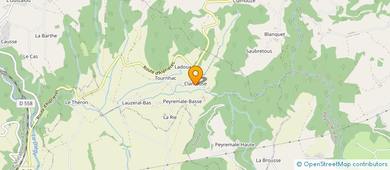 localisation de l'entreprise MADAME AMANDA EVANS  ASPRIERES