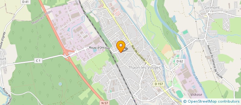 localisation de l'entreprise MADAME AMANDA FASOLO  THAON-LES-VOSGES