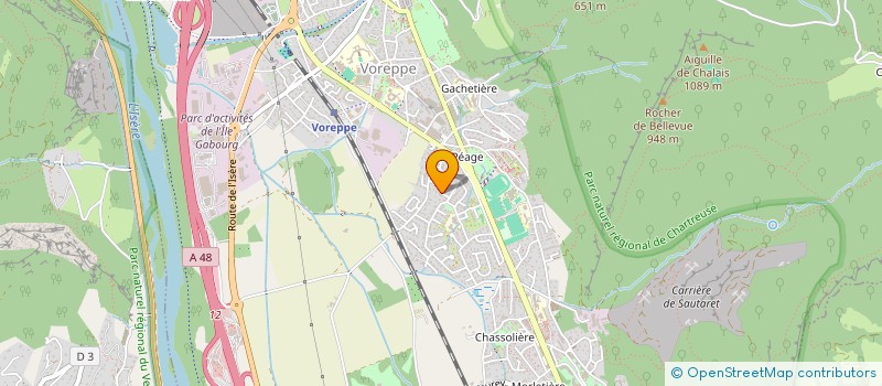 localisation de l'entreprise MADAME AMANDA FERRARA  VOREPPE